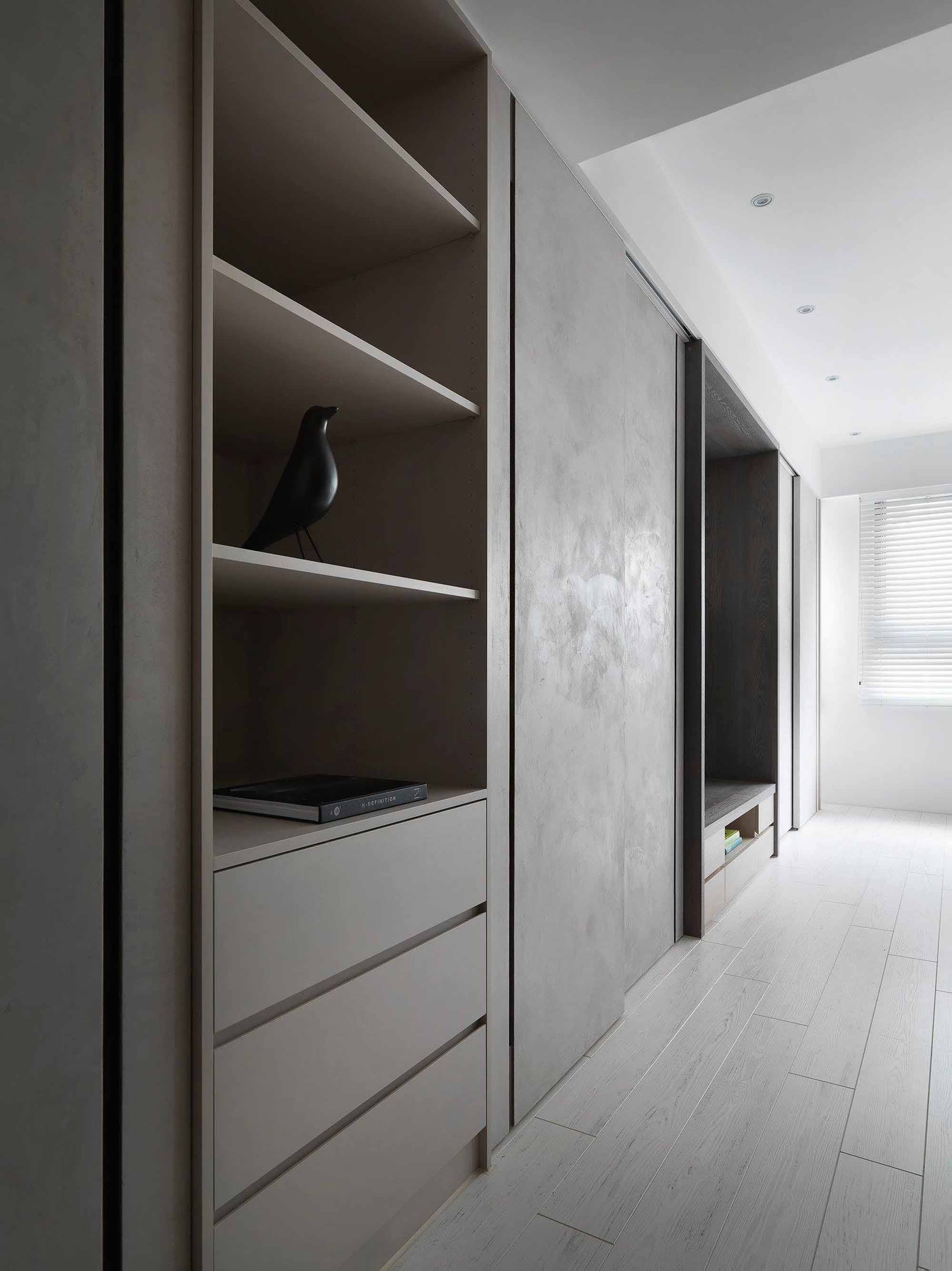 Diseño moderno y minimalista del pasillo en benalmadena